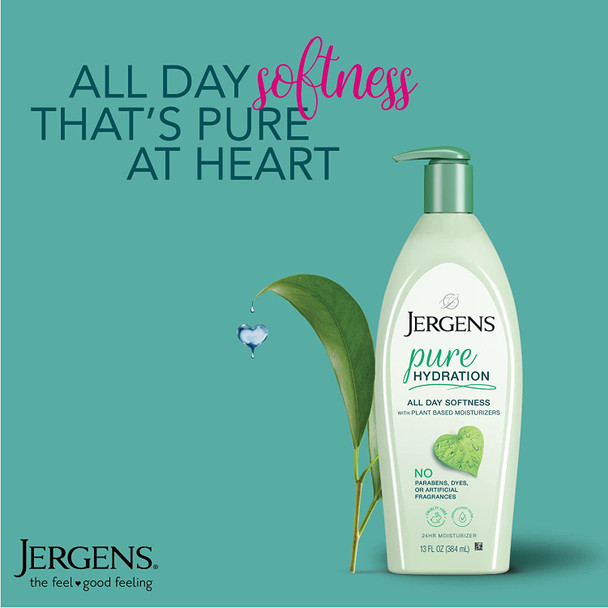 Jergens Pure Hydration with Plant Based Moisturizers, 13 oz