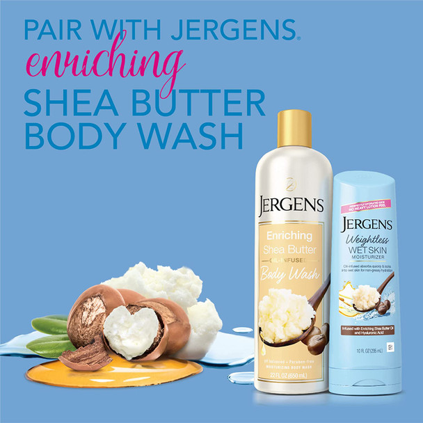 Jergens Wet Skin Moisturizer With Enriching Shea Oil, 10 Ounce