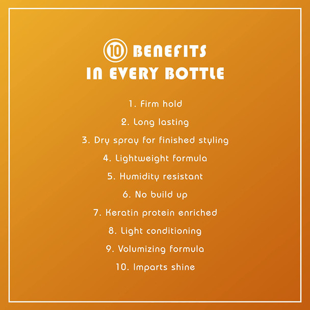 It's a 10 Haircare Miracle Super Hold Finishing Spray Plus Keratin, 10 oz (Pack of 3)