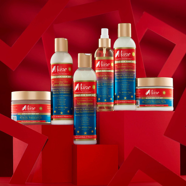 The Mane Choice A-ma-zon Hair Day | Gleaming Glow Conditioner & Locks Shampoo (Bundle)