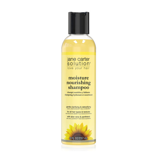 Jane Carter Solution Moisture Nourishing Shampoo (8oz) - No Buildup, Non-Drying, Gentle Cleanser, 1each