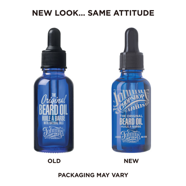 Johnny's Chop Shop Men's Facial Conditioning Beard Oil, Smooth Blend, Natural Oils, Pre/Post Shave 1.01 fl oz