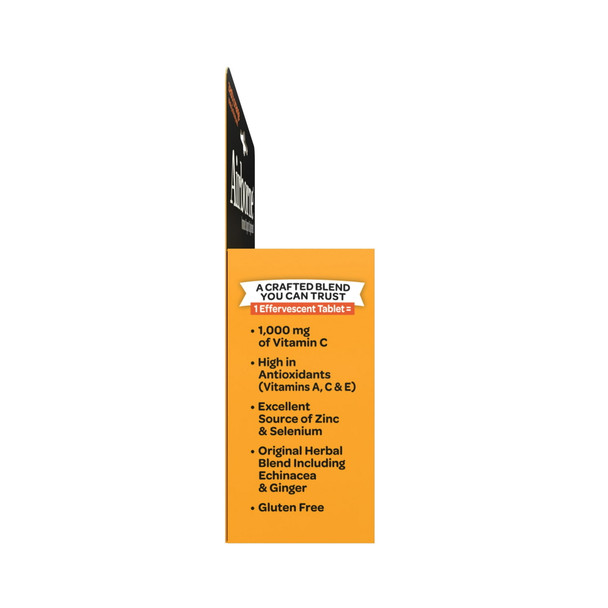 Airborne Zesty Orange Effervescent Tablets, 20 Count - 1000Mg Of Vitamin C - Immune Support Supplement