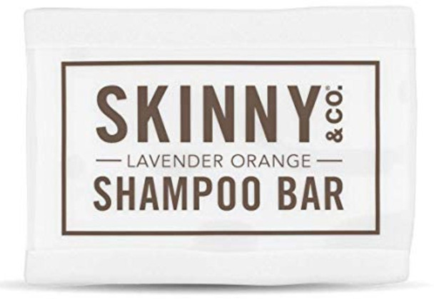 SKINNY & CO. Calming Lavender Orange Shampoo Bar- 100% Chemical Free - 5 oz.