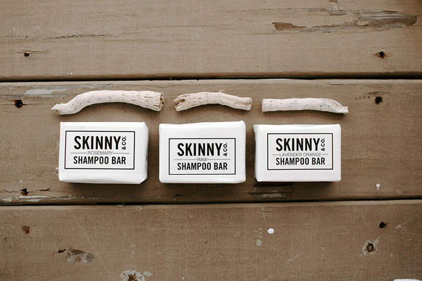 SKINNY & CO. Calming Lavender Orange Shampoo Bar- 100% Chemical Free - 5 oz.