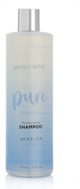 Salon pHactor Moisturizing Shampoo 16 fl oz. Sulfate Free, Reverses Damage to Help Promote Healthy Scalp, Prevents Hair Loss, Strengthens Hair, Improves Sheen
