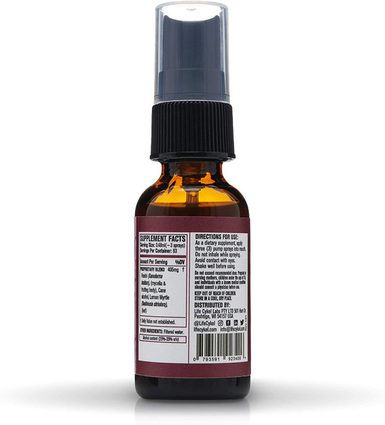 Life Cykel Reishi Mushroom + Lemon Myrtle Oral Spray, 1 oz