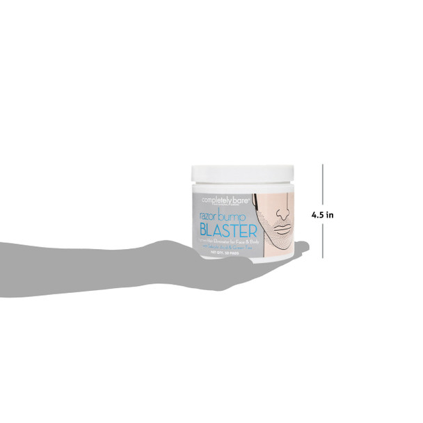 Completely Bare razor bump BLASTER Ingrown Hair & Razor Bump Eliminator for Men -Creams, 50 ea