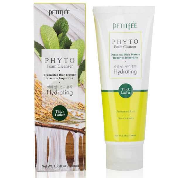 PETITFEE Phytho Foam Cleanser  Hydrating 3.38  oz