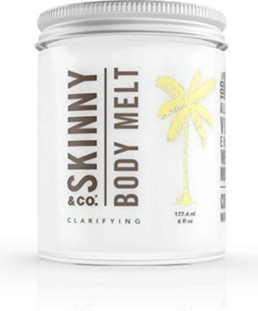 SKINNY & CO. Clarifying Marula Argan Body Melt - 100% Chemical Free - 6 oz.