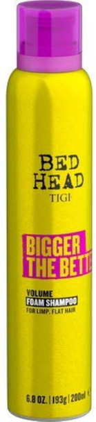 Bed Head by TIGI Bigger The Better Volume Foam Shampoo for Fine Hair 200ml 1 ea