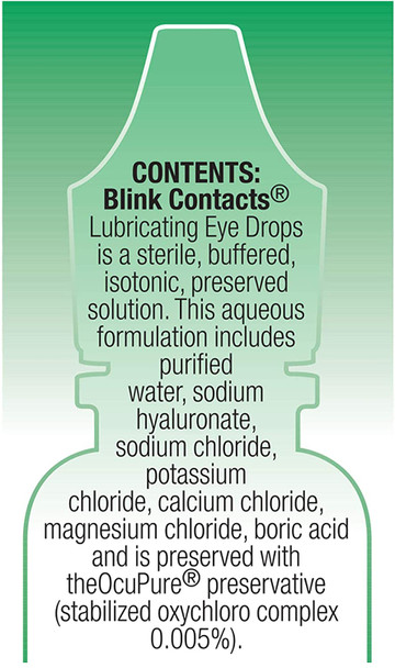 blink Contacts Lubricating Eye Drops 10 mL