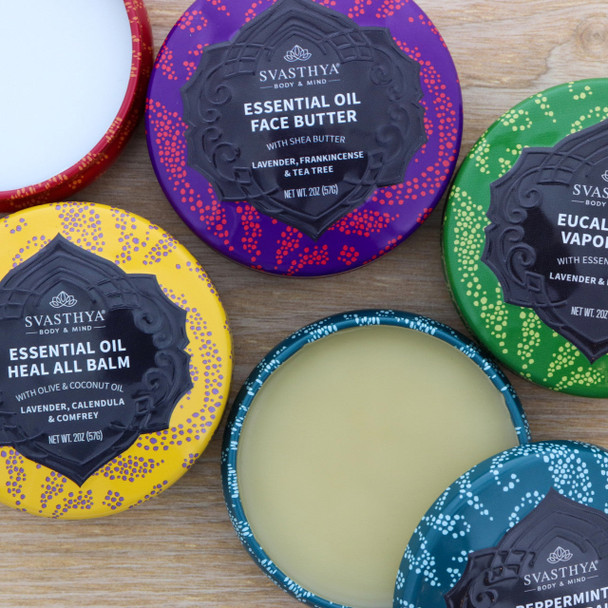 Svasthya Body & Mind Essential Oil Heal All Balm 2 oz