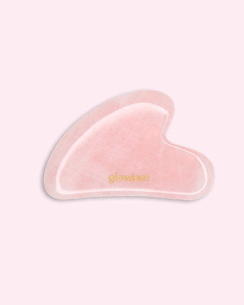 GLOWIEST Rose Quartz Gua Sha