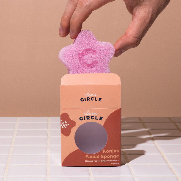 Clean Circle Konjac Facial Sponge