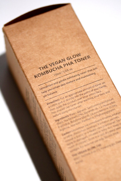 The Vegan Glow Kombucha PHA Toner