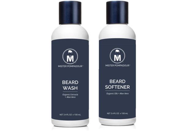 Mister Pompadour Beard Shower Set, 5.1 oz (Organic)