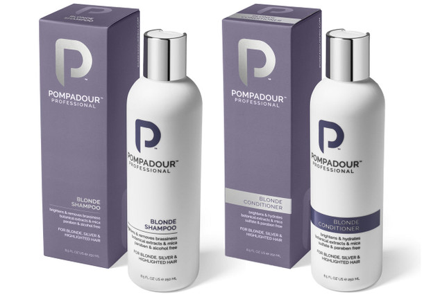 Ms. Pompadour Blonde Shower Set