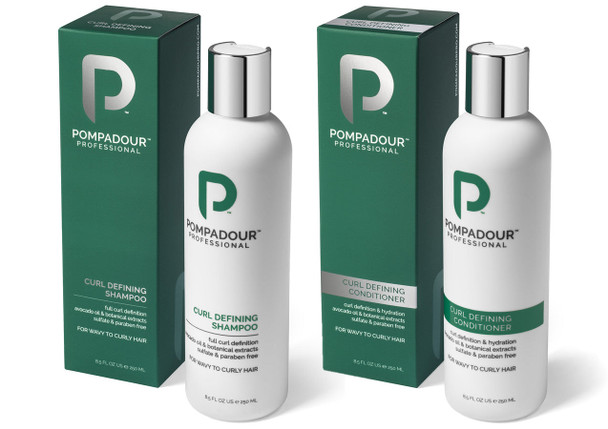 Ms. Pompadour Curl Defining Shower Set