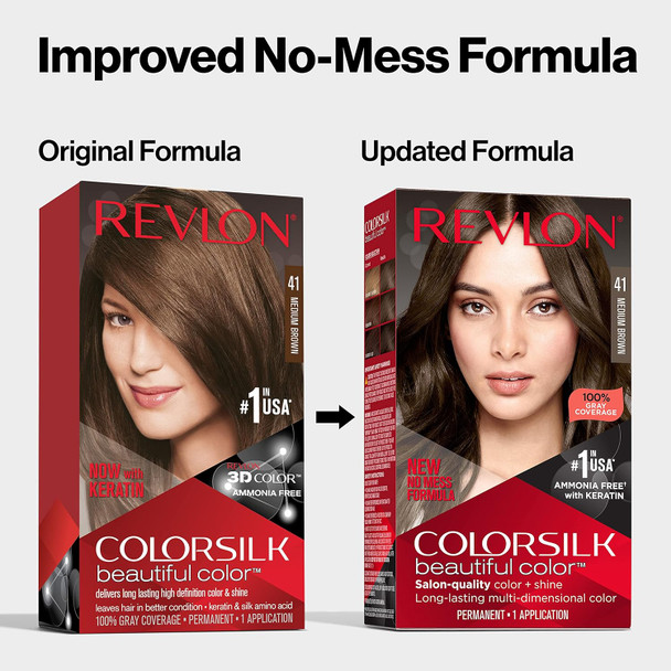 Revlon Colorsilk Beautiful Color Permanent Hair Color, 57 Lightest Golden Brown 1 Each Revlon Colorsilk Beautiful Color Permanent Hair Color, 57 Lightest Golden Brown 1 Each