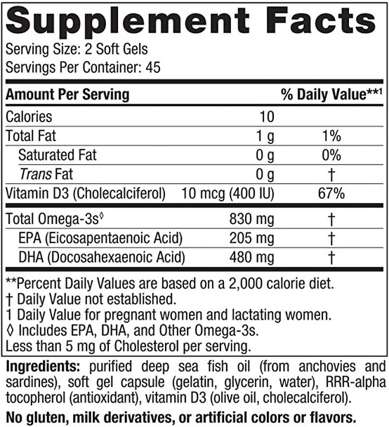 Nordic Naturals, Prenatal DHA, 500 mg, 90 Soft Gels