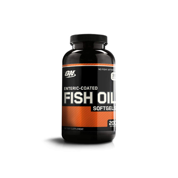 Optimum Nutrition Enteric-Coated Fish Oil Softgels - 300 mg - 200 Softgels