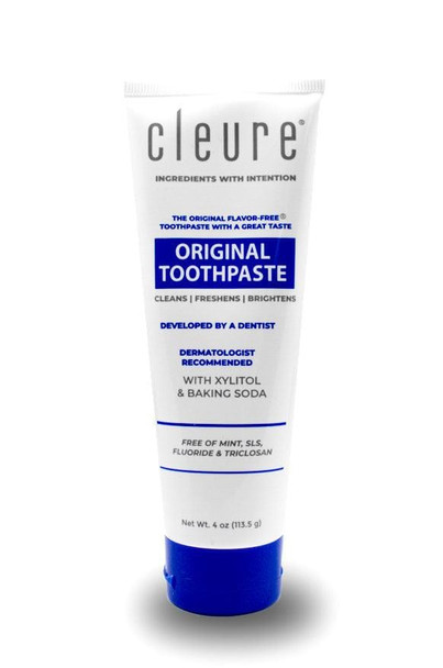 Cleure Toothpaste - Original Without Flavor 4oz