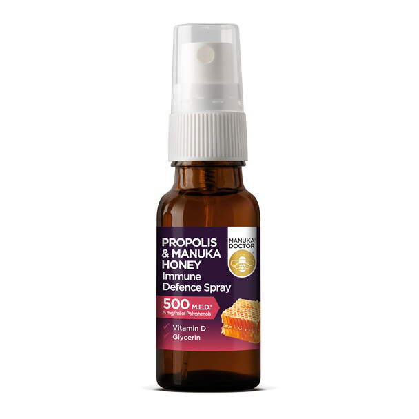 Manuka Doctor Vitamin D Spray with Manuka Honey & Propolis 500 M.E.D.