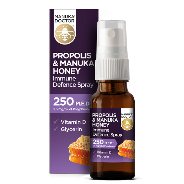 Manuka Doctor Vitamin D Spray with Manuka Honey & Propolis 250 M.E.D.