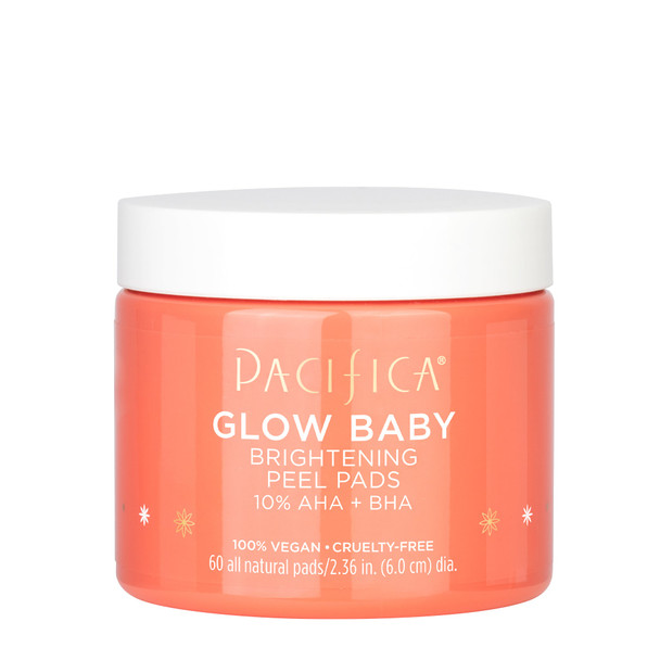 Pacifica Glow Baby Brightening Peel Pads 10% AHA + BHA