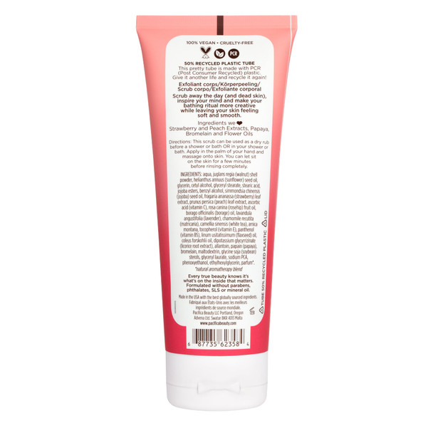 Pacifica Strawberry Peach Body Scrub