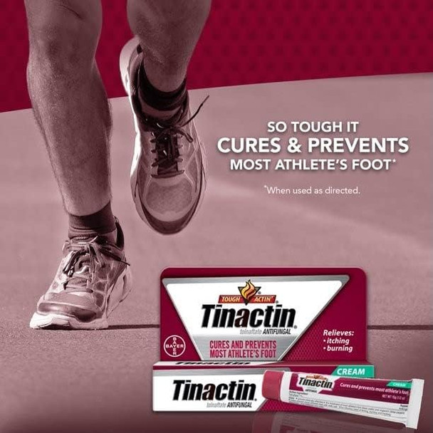 Tinactin Antifungal Cream For Athlete'S Foot, 1-Ounce Tubes (Pack Of 2)