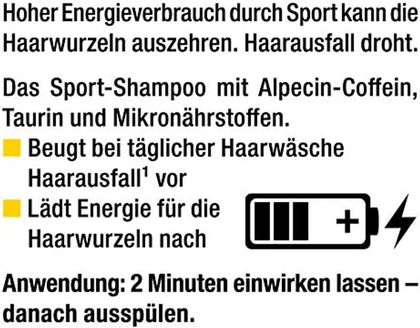 Alpecin CTX Sport Caffeine Shampoo, 0.28998 kg