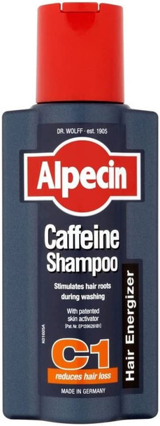 Alpecin C1 Caffeine Shampoo Hair Energizer (250ml) - Pack of 2