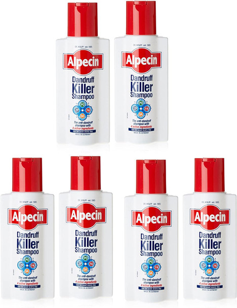 Alpecin Dandruff Killer Shampoo 250ml (Pack 6)
