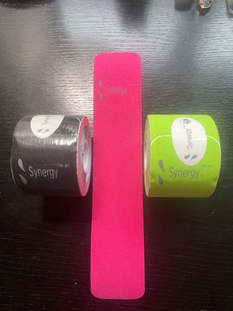 Synergy Far Infrared (FIR) Infused Pre-Cut Kinesiology Tape (Green)…