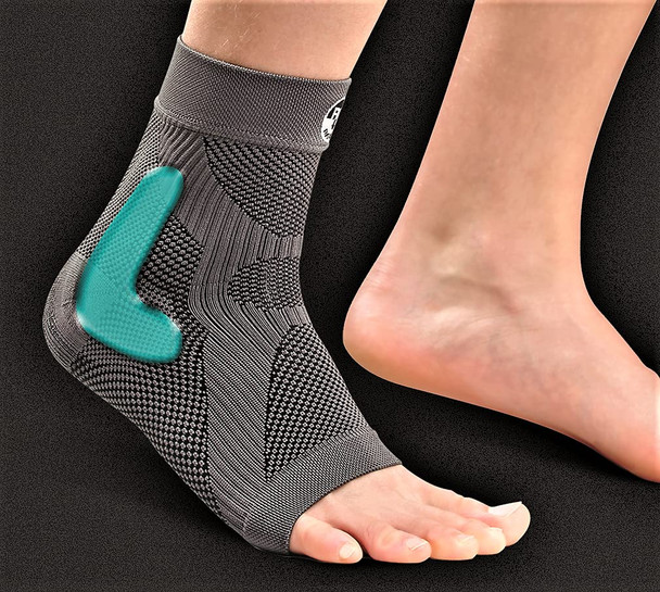 Synergy Far Infrared (FIR) Infused Ankle Support with Silicone Gel Stabilizers (Medium)…