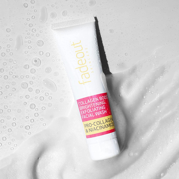 Fade Out Collagen Boost Brightening Exfoliating Facial Wash with Pro-Collagen and Niacinamide
