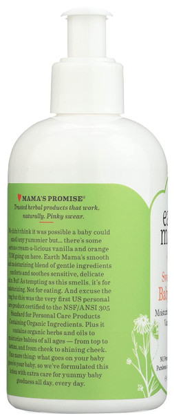 Earth Mama Angel Baby, Lotion Baby Orange Vanilla, 8 Fl Oz