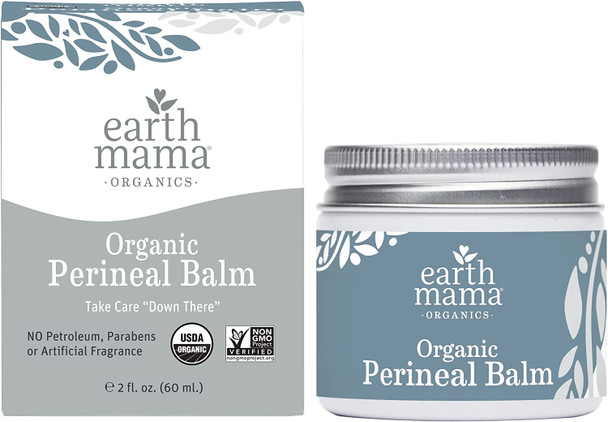 Earth Mama Organic Perineal Balm for Pregnancy and Postpartum, 2-Fluid Ounce