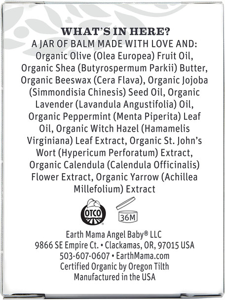 Earth Mama Organic Perineal Balm for Pregnancy and Postpartum, 2-Fluid Ounce