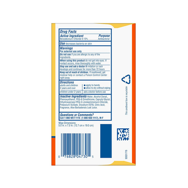 WET ONES Singles Tropical SPALSH 24CT Pack of 1 WET ONES Singles Tropical SPALSH 24CT Pack of 1