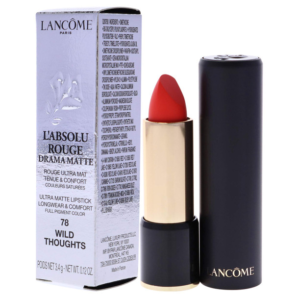 Lancome LAbsolu Rouge Drama Matte Lipstick - 78 Wild Thoughts Women Lipstick 0.12 oz