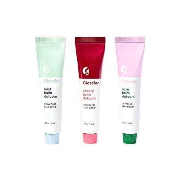 Glossier Balm Dotcom Cherry, Rose & Mint 0.5 fl oz Pack of 3