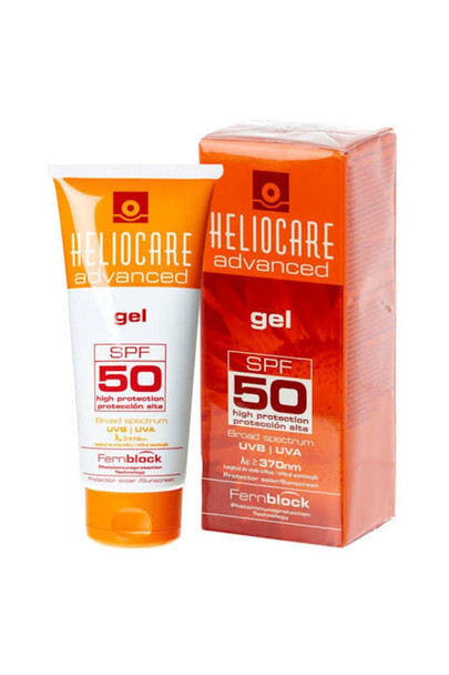 Heliocare Advanced Gel Spf 50 50Ml / Lightweight Gel Sunscreen For Face / Daily Uva And Uvb Anti-Ageing Sun Protection / Combination, Oily And Normal Skin Types / Matte Finish