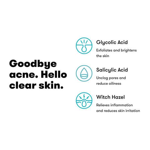 Proactiv Retexturizing Glycolic Toner - Salicylic Acid Toner For Sensitive Skin, Oily Skin, Acne Blemishes And Marks - With Salicylic Acid and Witch Hazel