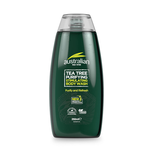 Australian Tea Tree, Tea Tree Body Wash, Purifying , Natural , Vegan , Cruelty Free , Paraben & SLS Free , Stimulating , 250ml