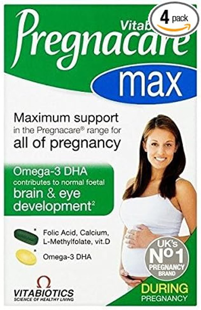 Vitabiotics Pregnacare Max - Capsules & Tablets 28S+56S (Pack Of 4)