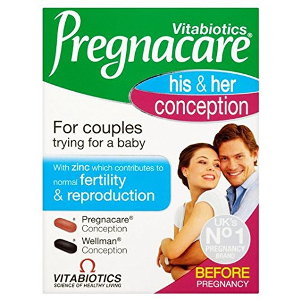 Pregnacare His & Her Conception 2 x 30 per Pack