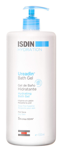ISDIN Ureadin Bath Gel (1000ml) | Hydrating Shower gel for daily body hygiene of dry skin